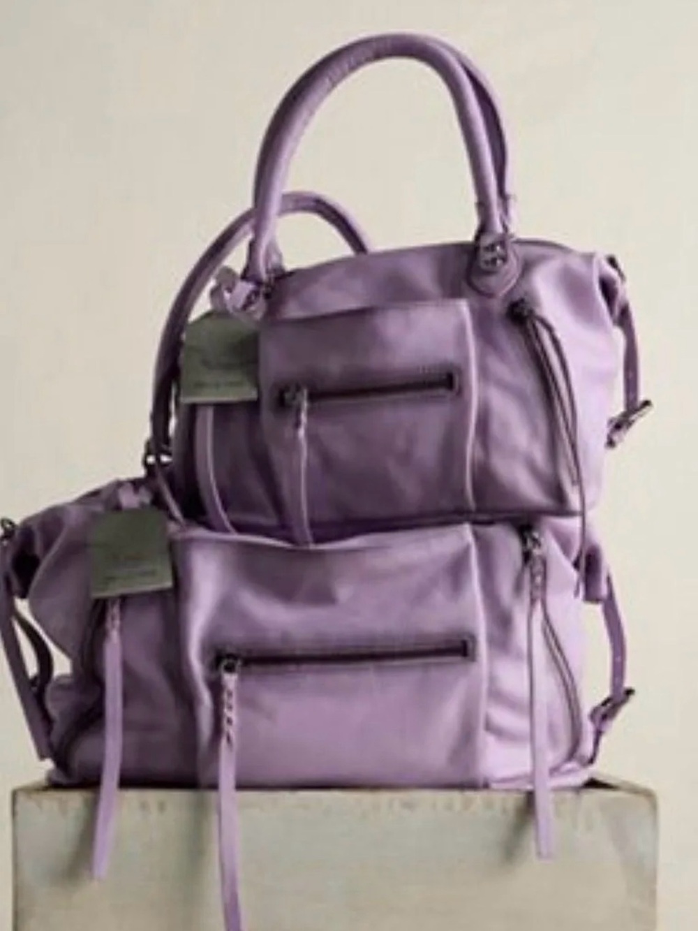 🔥 Free People SOLD OUT full size Emerson Tote Bag in Lilac